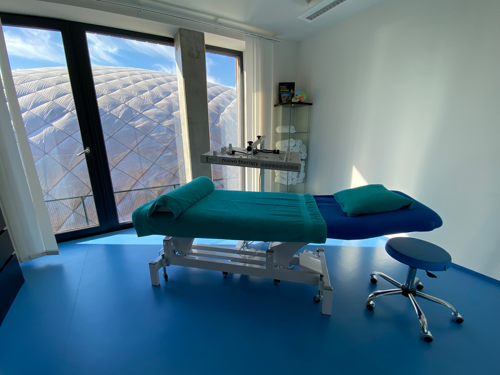 Ordinace pro osteopatické ošetření v areálu LTC Modřany
